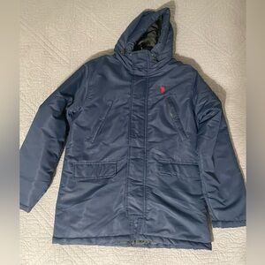 Mens US Polo ASSN Navy Blue Jacket Size Small